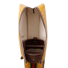 将图像加载到图库查看器中，GUCCI Adidas collaboration GG Crystal golf bag Camel/Brown706711 Leather
