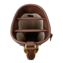 将图像加载到图库查看器中，GUCCI Adidas collaboration GG Crystal golf bag Camel/Brown706711 Leather

