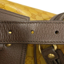 将图像加载到图库查看器中，GUCCI Adidas collaboration GG Crystal golf bag Camel/Brown706711 Leather
