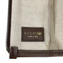 将图像加载到图库查看器中，GUCCI Adidas collaboration GG Crystal golf bag Camel/Brown706711 Leather
