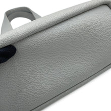 将图像加载到图库查看器中，PRADA Punching logo Tote Bag Gray1BG390 Leather Size Small
