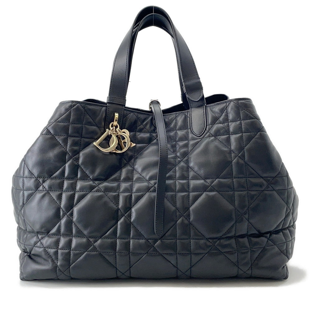 Dior Two Jules Tote Bag BlackM2820OSHJ Calf Leather Size Large