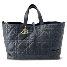 将图像加载到图库查看器中，Dior Two Jules Tote Bag BlackM2820OSHJ Calf Leather Size Large
