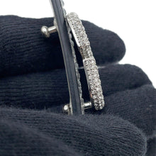 将图像加载到图库查看器中，Valentino Garavani V logo belt Size 65/26 Gray4W2T0SB9WIM Leather Rhinestone
