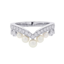 Load image into Gallery viewer, Chaumet Josephine Aigrette Ring Size 50/#10083292 18K White Gold
