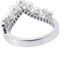 将图像加载到图库查看器中，Chaumet Josephine Aigrette Ring Size 50/#10083292 18K White Gold
