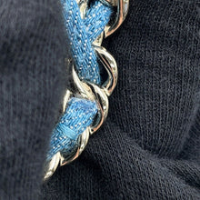 Load image into Gallery viewer, CHANEL CC Logo Brooch BlueABF175 Denim Gold Plated

