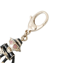 Load image into Gallery viewer, CHANEL Gabriel Keychain BlackABG014 Gold Plated Faux Pearl
