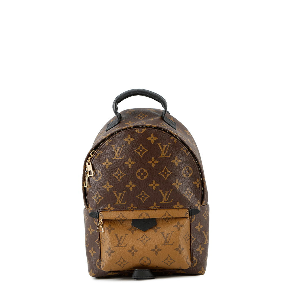 LOUIS VUITTON ★Palm Springs Backpack NoirM44870 Monogram Monogram Reverse Canvas Size PM