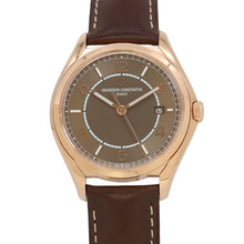 将图像加载到图库查看器中，VACHERON CONSTANTIN Fifty Six Automatic W40mm K18PG Leather Brown Dial4600E/000R-B576
