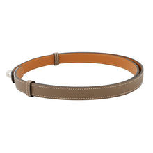 将图像加载到图库查看器中，HERMES Kelly Belt Etoupe Epsom
