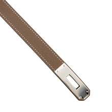 将图像加载到图库查看器中，HERMES Kelly Belt Etoupe Epsom
