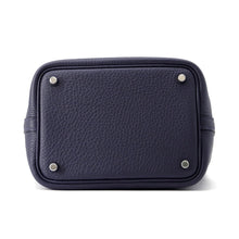 将图像加载到图库查看器中，HERMES Picotin Lock Blue Nuit Taurillon Clemence Size PM

