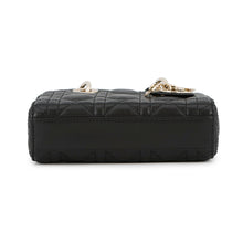 Load image into Gallery viewer, Dior Lady D-JOY Cannage 2-way Bag BlackS0910ONGE Lambskin Size micro
