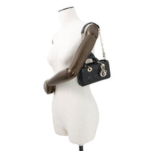 Load image into Gallery viewer, Dior Lady D-JOY Cannage 2-way Bag BlackS0910ONGE Lambskin Size micro
