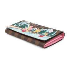 Load image into Gallery viewer, LOUIS VUITTON Portefeuille Sarah PinkN40722 Damier Ebene Canvas
