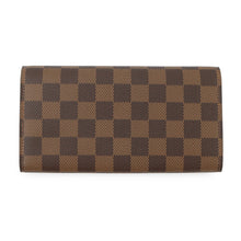 Load image into Gallery viewer, LOUIS VUITTON Portefeuille Sarah PinkN40722 Damier Ebene Canvas
