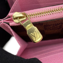 Load image into Gallery viewer, LOUIS VUITTON Portefeuille Sarah PinkN40722 Damier Ebene Canvas
