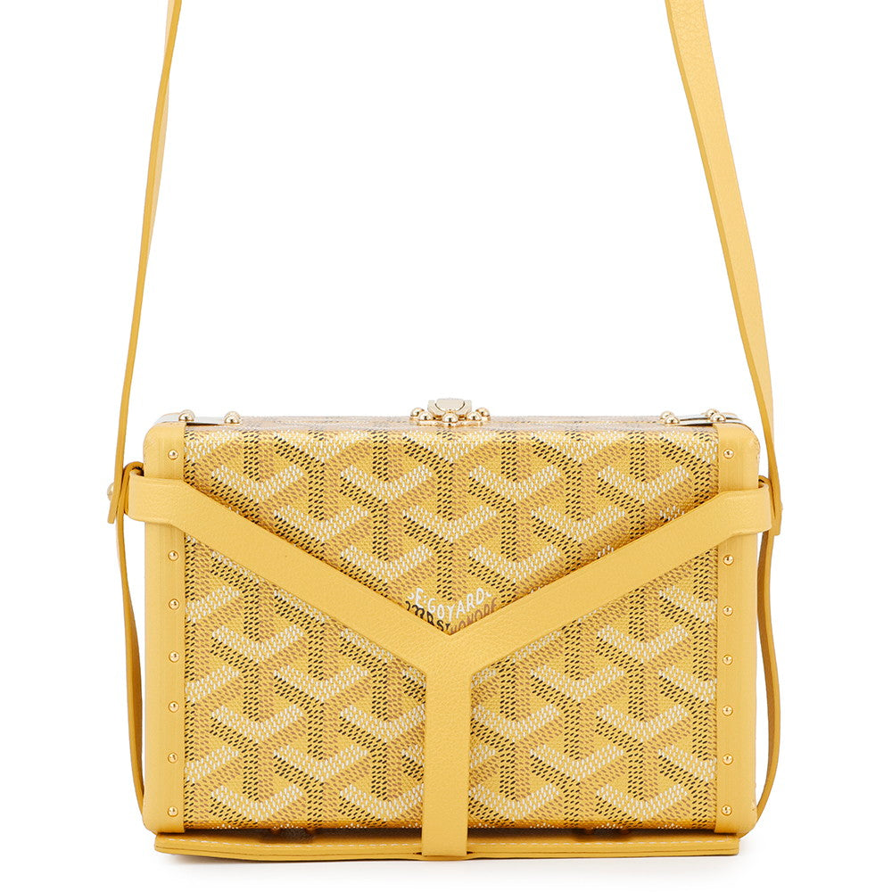 GOYARD Menodiaire Trunk Shoulder Bag Gold/YellowMINA55PMLTY60CL60O PVC Leather