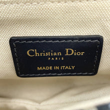 Load image into Gallery viewer, Dior Oblique Saddle Handbag NavyM0456CTZQ Canvas Leather Size Mini
