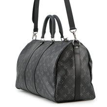 Load image into Gallery viewer, LOUIS VUITTON Keepall Bandouliere NoirM40569 Monogram Eclipse Size 45
