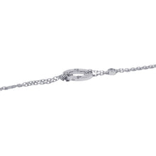 将图像加载到图库查看器中，CARTIER Love Circle Diamond BraceletB6038100 18K White Gold
