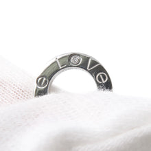 将图像加载到图库查看器中，CARTIER Love Circle Diamond BraceletB6038100 18K White Gold
