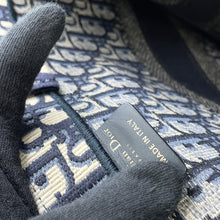 Load image into Gallery viewer, Dior Book tote NavyM1286ZRIW Canvas Size Large
