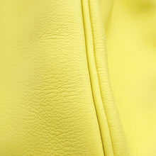 将图像加载到图库查看器中，HERMES Kelly Retourne Lime Swift Leather Size 25
