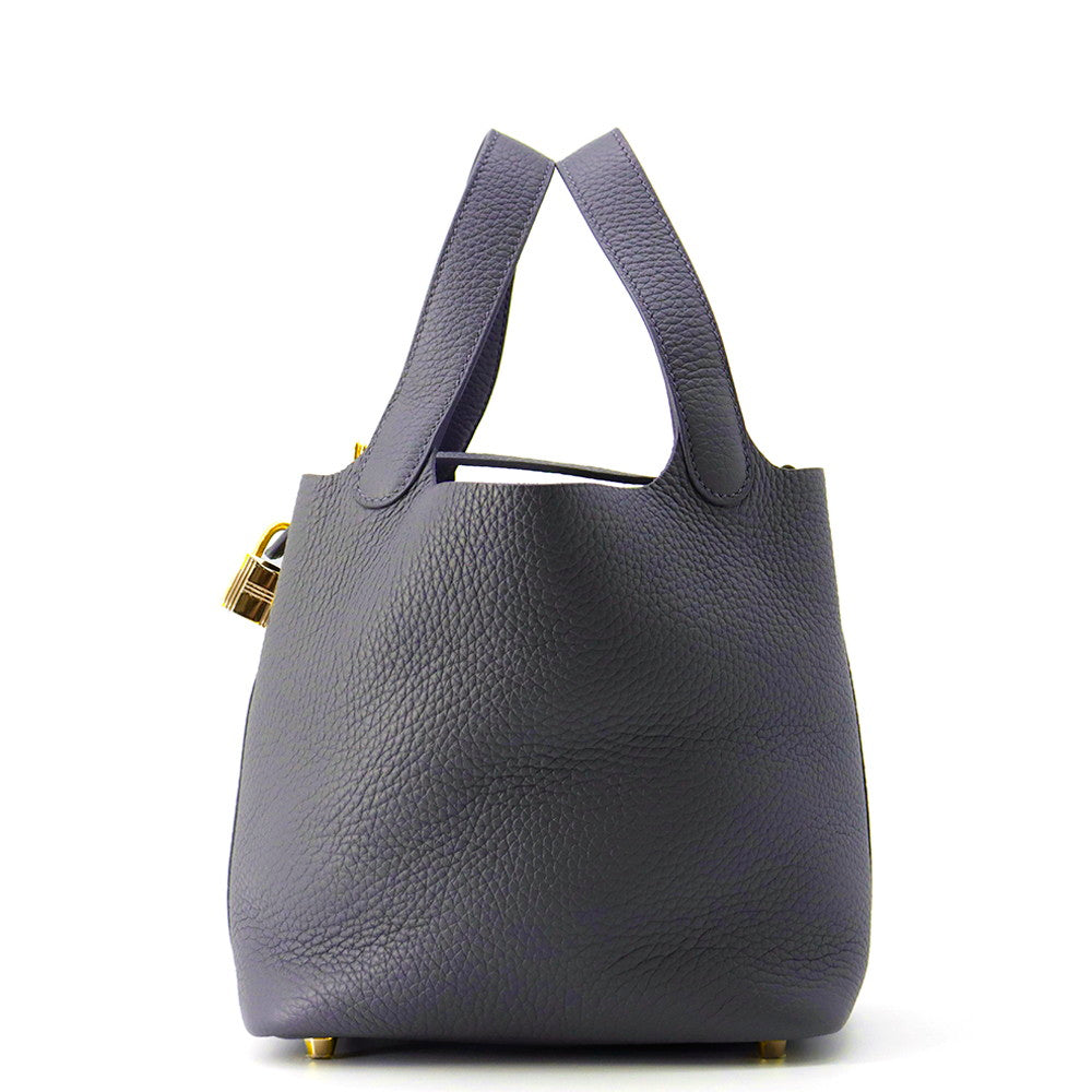 HERMES Picotin Lock Ardoise Taurillon Clemence Size PM