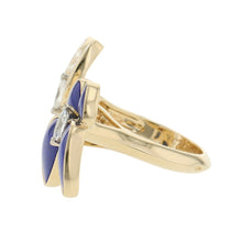 Load image into Gallery viewer, Van Cleef &amp; Arpels De Papillon Entree Les Doors Ring Size 49/#9VCARP3DN49/VCARP3DN00 18K Yellow Gold
