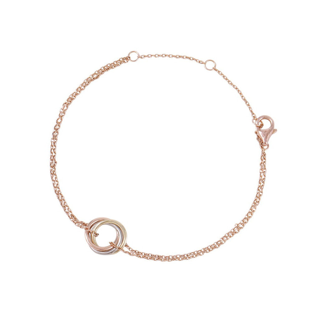 CARTIER Trinity BraceletB6036818 K18YG K18WG K18PG