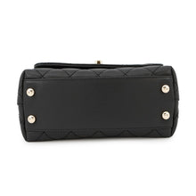 Load image into Gallery viewer, CHANEL Coco Handle 2WAYHandbag BlackAS2215 Caviar Leather Size XXS
