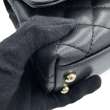 Load image into Gallery viewer, CHANEL Coco Handle 2WAYHandbag BlackAS2215 Caviar Leather Size XXS
