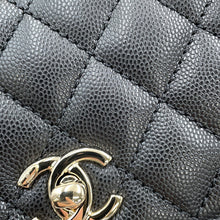Load image into Gallery viewer, CHANEL Coco Handle 2WAYHandbag BlackAS2215 Caviar Leather Size XXS
