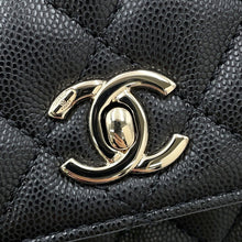 Load image into Gallery viewer, CHANEL Coco Handle 2WAYHandbag BlackAS2215 Caviar Leather Size XXS
