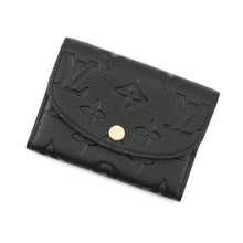 将图像加载到图库查看器中，LOUIS VUITTON Rosalie Coin Purse NoirM81455 Monogram Empreinte Leather
