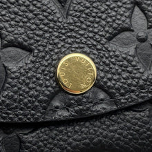 将图像加载到图库查看器中，LOUIS VUITTON Rosalie Coin Purse NoirM81455 Monogram Empreinte Leather
