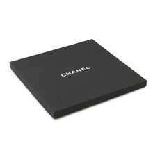 Load image into Gallery viewer, CHANEL Scrunchie ribbon logo White/BlackAA7530 Silk100%
