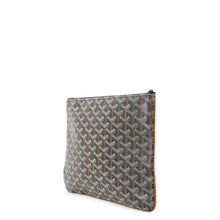将图像加载到图库查看器中，GOYARD Senna Clutch Bag Black/NaturalSENAT2MMLTY01CL03P PVC Leather Size MM
