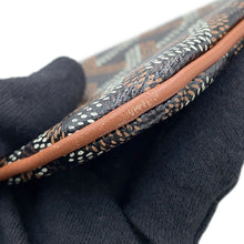 将图像加载到图库查看器中，GOYARD Senna Clutch Bag Black/NaturalSENAT2MMLTY01CL03P PVC Leather Size MM
