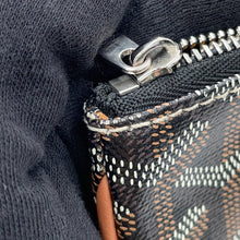 将图像加载到图库查看器中，GOYARD Senna Clutch Bag Black/NaturalSENAT2MMLTY01CL03P PVC Leather Size MM
