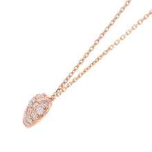 Load image into Gallery viewer, CARTIER heart pave diamond necklaceB7221500 18K Pink Gold
