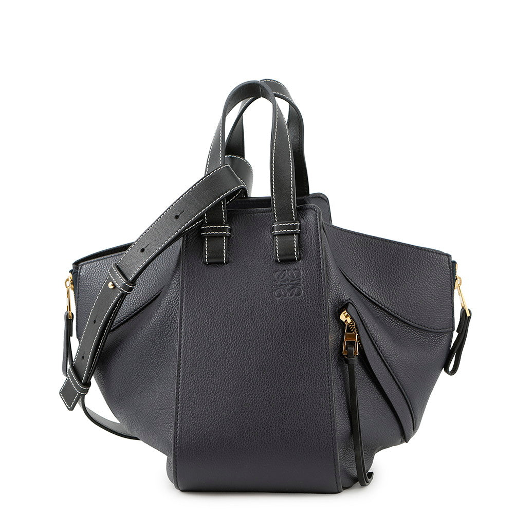 LOEWE hammock Navy/Black38712KBN60 Leather Size Small