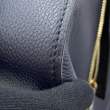 将图像加载到图库查看器中，LOEWE hammock Navy/Black38712KBN60 Leather Size Small
