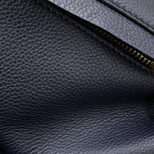 将图像加载到图库查看器中，LOEWE hammock Navy/Black38712KBN60 Leather Size Small
