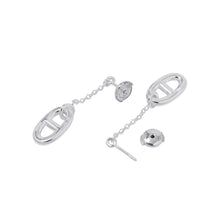 将图像加载到图库查看器中，HERMES Chaine d&#39;Ancre Earrings Size MM SV925
