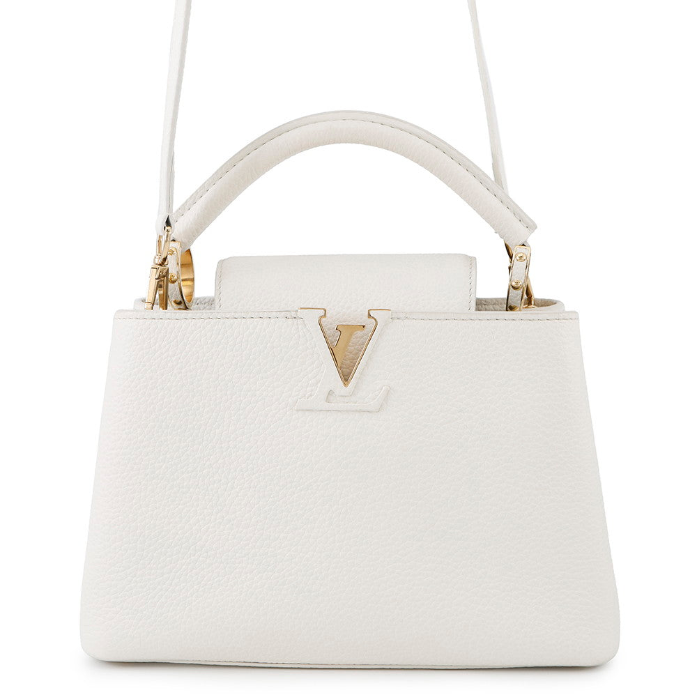 LOUIS VUITTON Cub Cine BlancM54294 Taurillon Leather Size BB