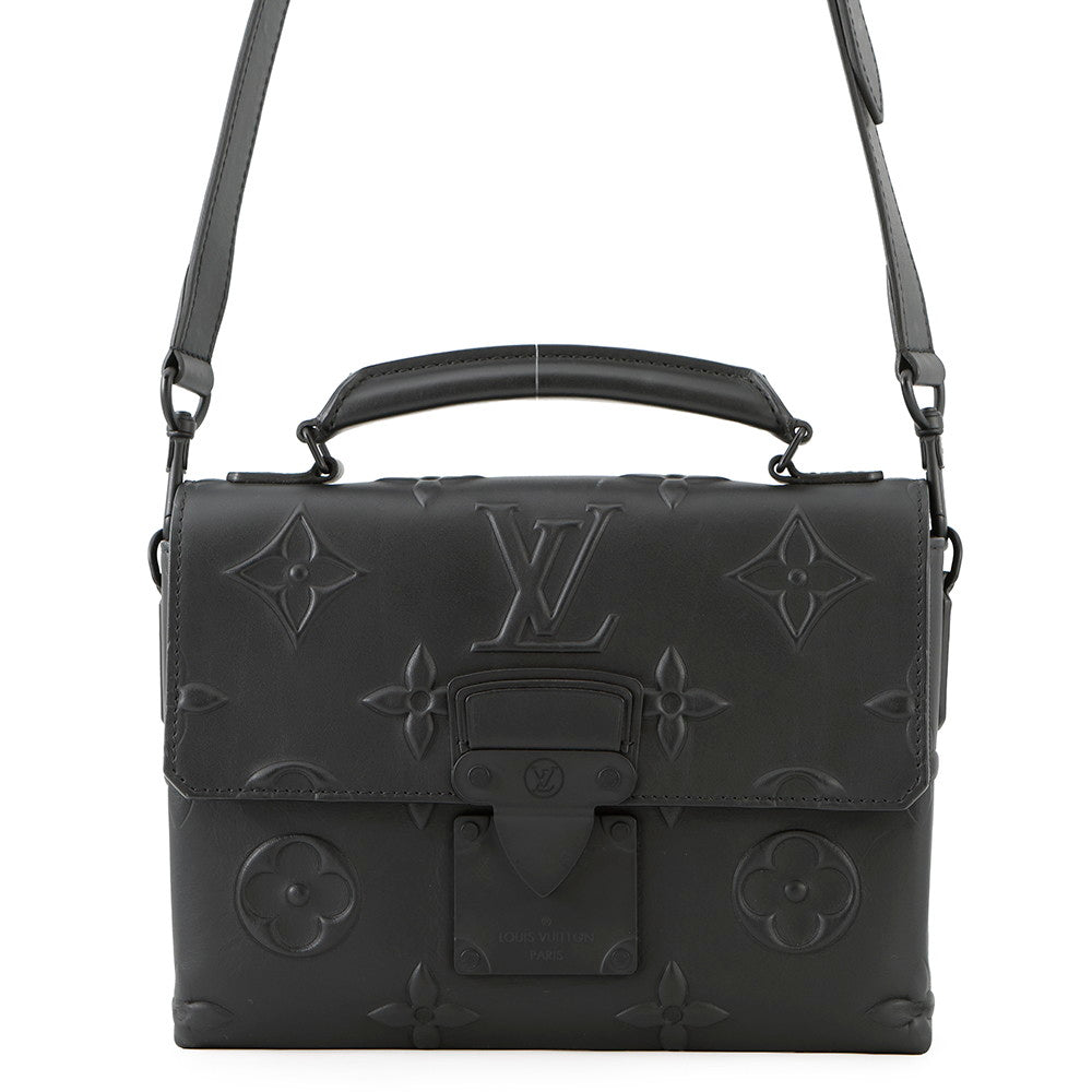 LOUIS VUITTON Ambassador NoirM58711 Monogram・Seal Size PM