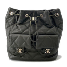 Load image into Gallery viewer, CHANEL Matelasse Backpack KhakiAS4342 Lambskin
